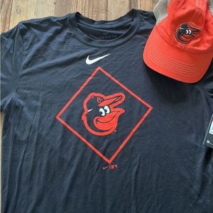 Baltimore Orioles shirt & hat